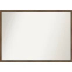 Lucie Non-Beveled Wood Bathroom Wall Mirror -Amanti Art Shop GUEST eb884329 0326 4f46 9634 3c8debf40375