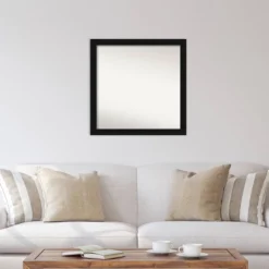 29" X 29" Non-Beveled Avon Black Wall Mirror - Amanti Art -Amanti Art Shop GUEST ec4915bb f127 44aa 942d 10adbe86f72c