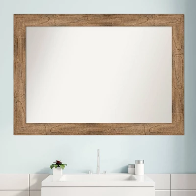 Amanti Art Owl Brown Real Wood Bathroom Wall Mirror, 42" x 30" 9 Amanti Art Owl Brown Real Wood Bathroom Wall Mirror, 42" x 30" - Image 7