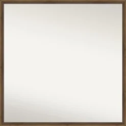 Lucie Non-Beveled Wood Bathroom Wall Mirror -Amanti Art Shop GUEST ec9ac139 cd07 4d81 893b 18eca183bd25