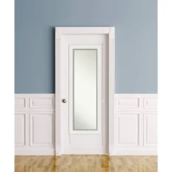 Amanti Art Eva White Silver Framed Full Length On-The-Door Mirror, 19.5" x 53.5" 14 Amanti Art Eva White Silver Framed Full Length On-The-Door Mirror, 19.5" x 53.5" -Amanti Art Shop GUEST eca227d1 c3fb 4ef6 98ef 4beafb393faa