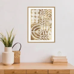 Amanti Art 18" x 24" Botanic Print by Tom Reeves - Framed Canvas Wall Art in Sylvie Maple -Amanti Art Shop GUEST ed8aaa36 e967 4d60 8e04 f605671b095c