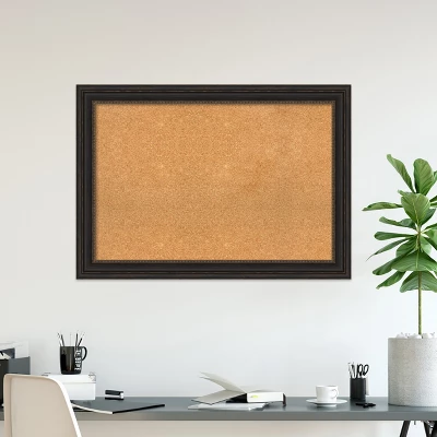 Amanti Art Accent Bronze Framed Natural Cork Bulletin Board 7 Amanti Art Accent Bronze Framed Natural Cork Bulletin Board - Image 5