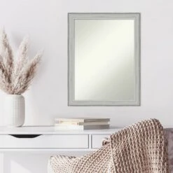21" X 27" Non-Beveled Bel Volto Silver Wood Wall Mirror - Amanti Art 13 21" X 27" Non-Beveled Bel Volto Silver Wood Wall Mirror - Amanti Art -Amanti Art Shop GUEST eef05133 63b3 4c31 b256 a32be45d7462