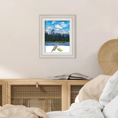 Amanti Art Trio White Wash Picture Frame with Silver Accents 6 Amanti Art Trio White Wash Picture Frame with Silver Accents - Image 4