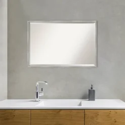 Amanti Art Shiplap White Narrow Framed Bathroom Vanity Wall Mirror - 37" x 25" 14 Amanti Art Shiplap White Narrow Framed Bathroom Vanity Wall Mirror - 37" x 25" -Amanti Art Shop GUEST eff6fbd6 ddcb 4df9 ad06 d7427095b00d