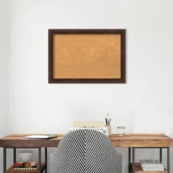 27"x19" Narrow Wood Frame Cork Board Warm Walnut - Amanti Art 16 27"x19" Narrow Wood Frame Cork Board Warm Walnut - Amanti Art -Amanti Art Shop GUEST eff9f602 3a70 4f9d 847a 91b806964e35