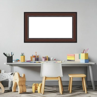 Amanti Art Harvard Walnut Framed Magnetic Dry Erase Board for Wall 7 Amanti Art Harvard Walnut Framed Magnetic Dry Erase Board for Wall - Image 5