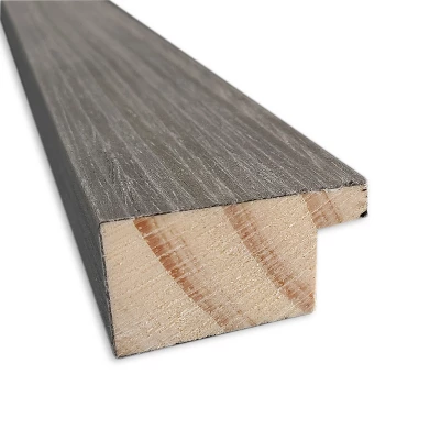 Amanti Art Pinstripe Lead Grey Petite Bevel Wood Bathroom Wall Mirror - 26.5 x 20.5 4 Amanti Art Pinstripe Lead Grey Petite Bevel Wood Bathroom Wall Mirror - 26.5 x 20.5 - Image 2