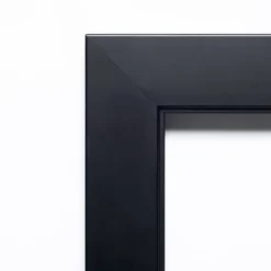 Amanti Art Corvino Black Narrow Wood Bathroom Mirror - 21 x 27