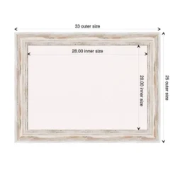 Amanti Art Alexandria Wood Framed Bulletin Board with White Cork -Amanti Art Shop GUEST f0c42108 cfc4 4e93 adef 3907b7c960b3