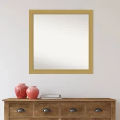 Amanti Art Grace Brushed Gold Square Wall Mirror, 30 x 30 -Amanti Art Shop GUEST f11d97e1 2fb5 4970 9980 ae5c5f74acc7
