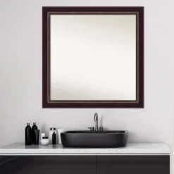 Amanti Art Signore Bronze 30" x 30" Wood Framed Bathroom Wall Mirror 14 Amanti Art Signore Bronze 30" x 30" Wood Framed Bathroom Wall Mirror -Amanti Art Shop GUEST f14367c0 4f43 40c5 8d27 da1903cb0227
