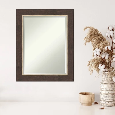 Amanti Art Lined Bronze Beveled Wall Mirror - 23" x 29" 6 Amanti Art Lined Bronze Beveled Wall Mirror - 23" x 29" - Image 4