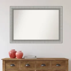 Amanti Art Elegant Brushed Pewter Bathroom Wall Mirror - 41" x 29" 15 Amanti Art Elegant Brushed Pewter Bathroom Wall Mirror - 41" x 29" -Amanti Art Shop GUEST f4da96db e5c1 40c1 af09 753244f24726 1