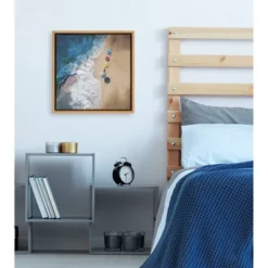 Amanti Art 16" x 16" Hi Summer (Beach) Framed Canvas Wall Art by Ambra -Amanti Art Shop GUEST f5033b5f 5612 4a6d b725 eafa695f3dd7