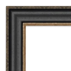 Amanti Art Thomas Black Bronze Bathroom Wall Mirror - 44" x 33" -Amanti Art Shop GUEST f5ac0e32 5458 4b7a 8d10 87f03de37125 3