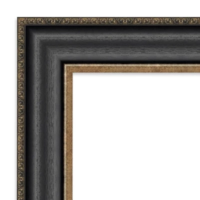 Amanti Art Thomas Black Bronze Bathroom Wall Mirror - 42" x 30" Non-Beveled 4 Amanti Art Thomas Black Bronze Bathroom Wall Mirror - 42" x 30" Non-Beveled - Image 2