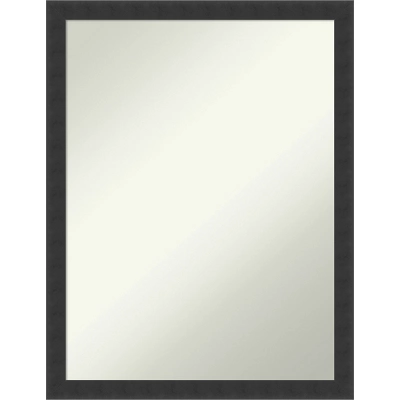 Amanti Art Mezzanotte Black Non-Beveled Wood Bathroom Wall Mirror 12 Amanti Art Mezzanotte Black Non-Beveled Wood Bathroom Wall Mirror - Image 10