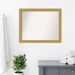 Amanti Art Grace Brushed Gold Custom Framed Bathroom Wall Mirror - 32" x 26" 17 Amanti Art Grace Brushed Gold Custom Framed Bathroom Wall Mirror - 32" x 26" -Amanti Art Shop GUEST f86c625a 8221 417a 93f5 cc09ed9c49fd