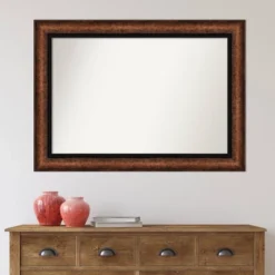 Amanti Art Vogue Bronze Wall Mirror - 43" x 31" Non-Beveled Designer Frame -Amanti Art Shop GUEST f8b9d6c4 f910 42ab 8cff 4eab6a795624