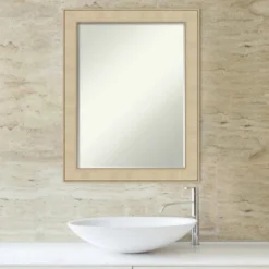 Amanti Art Classic Honey Silver Petite Bevel Bathroom Wall Mirror 28 X 22 In. 15 Amanti Art Classic Honey Silver Petite Bevel Bathroom Wall Mirror 28 X 22 In. -Amanti Art Shop GUEST f90b9c16 9cc7 492d 9eab c92493fa9402