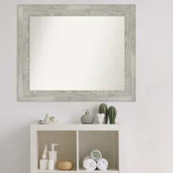 Amanti Art Dove Greywash Non-Beveled Bathroom Wall Mirror -Amanti Art Shop GUEST f91fe7ab f608 4114 8fb9 3d71db1c6082