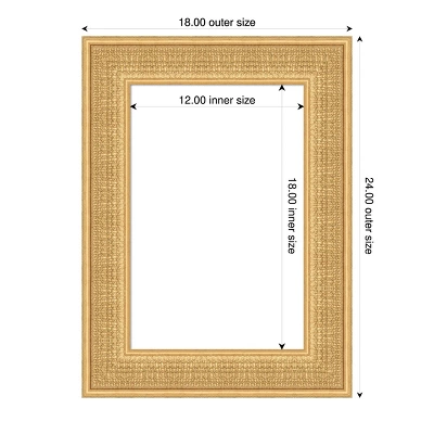Amanti Art Trellis Gold Framed Magnetic Dry Erase Board 6 Amanti Art Trellis Gold Framed Magnetic Dry Erase Board - Image 4