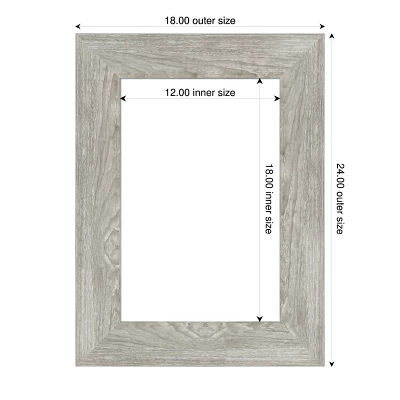 Amanti Art Dove Greywash Framed Magnetic Dry Erase Board 6 Amanti Art Dove Greywash Framed Magnetic Dry Erase Board - Image 4