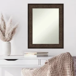 24" X 30" Non-Beveled Ridge Bronze Wall Mirror - Amanti Art -Amanti Art Shop GUEST f9a75149 ad7f 42bc 9cc6 82ca201d1e61