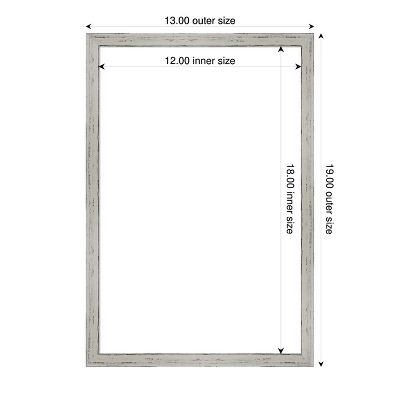 Amanti Art Shiplap White Narrow Framed Dry Erase Magnetic Board 6 Amanti Art Shiplap White Narrow Framed Dry Erase Magnetic Board - Image 4