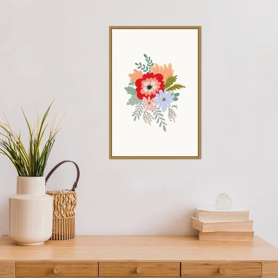 Amanti Art Spring Flowers by Annie Bailey 16" x 23" Framed Canvas Wall Art 5 Amanti Art Spring Flowers by Annie Bailey 16" x 23" Framed Canvas Wall Art - Image 3