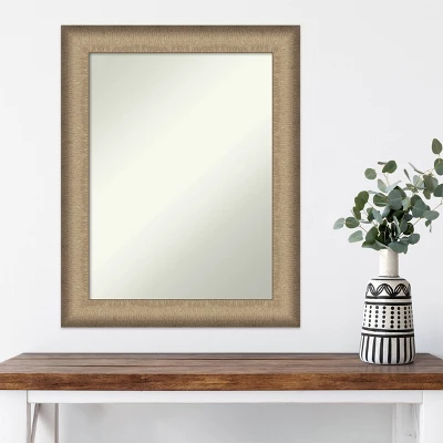 23" X 29" Non-Beveled Elegant Brushed Bronze Wall Mirror - Amanti Art 9 23" X 29" Non-Beveled Elegant Brushed Bronze Wall Mirror - Amanti Art - Image 7