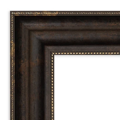 Amanti Art Stately Bronze 44" x 33" Large Non-Beveled Wall Mirror 4 Amanti Art Stately Bronze 44" x 33" Large Non-Beveled Wall Mirror - Image 2