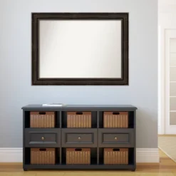 Amanti Art Stately Bronze 44" x 33" Non-Beveled Bathroom Wall Mirror -Amanti Art Shop GUEST fde5e631 6f76 43f7 ab66 118bfe5a4140