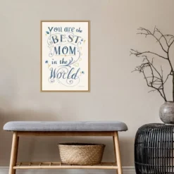 Amanti Art 16" x 23" Best Mom May Flowers by Danhui Nai Framed Canvas Wall Art -Amanti Art Shop GUEST ff43ea98 a498 45c5 91b8 f1e8643cf9b6