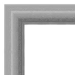 Amanti Art Peak Polished Nickel 20" x 54" Full Length Over the Door Mirror -Amanti Art Shop GUEST ff4a78cf 8523 41a2 8e16 2b837e56f5de