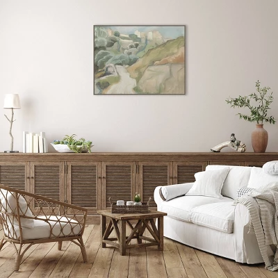 Amanti Art Afternoon Forest Hike by Urban Road 42x32 Framed Canvas Wall Art 6 Amanti Art Afternoon Forest Hike by Urban Road 42x32 Framed Canvas Wall Art - Image 4